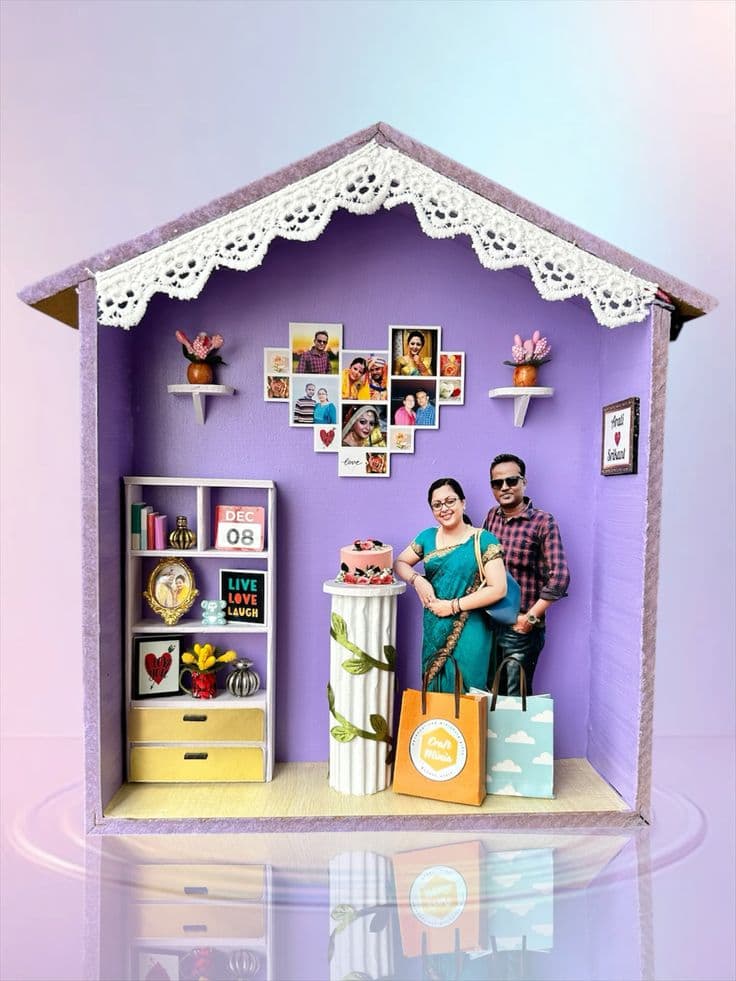 3D - Miniature Box House Design